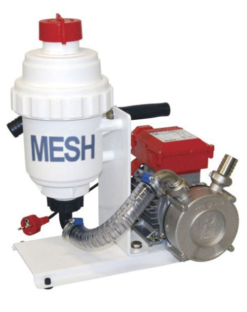 Φίλτρα με ηλεκτροκίνητη αντλία ROVER φίλτρο γενικής χρήσης Mesh με αντλία NOVAX 25 Ιταλίας