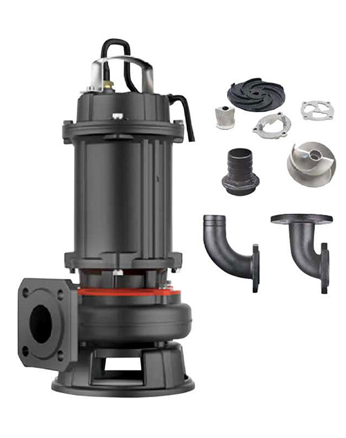 LEO 80QW50-13-4Τ υποβρύχια αντλία - 5 hp DN80 - 3'' 380 Volt - λυμάτων βαρέως τύπου με κοπτήρα