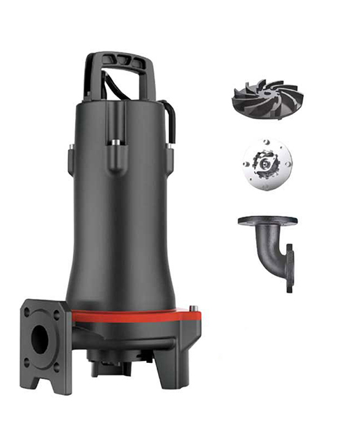 Αντλία λυμάτων με κοπτήρες Β.Τ. & φλοτέρ - LEO - 1,5 hp - 1¼'' - 230 Volt 