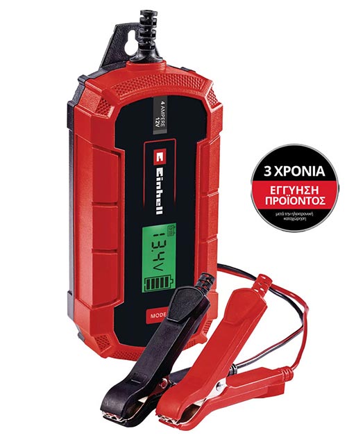 Ηλεκτρονικός Φορτιστής-Συντηρητής Μπαταρίας Einhell CE-BC 4 M