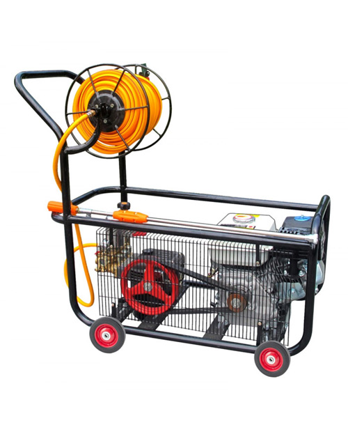 Ψεκαστικό βενζίνης τροχήλατο NAKAYAMA NS4500 - OHV 5,5 hp έτοιμο για χρήση