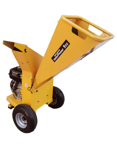 Θρυμματιστής κλαδιών βενζίνης Interpower 9HP με 3 μαχαίρια σε δίσκο
